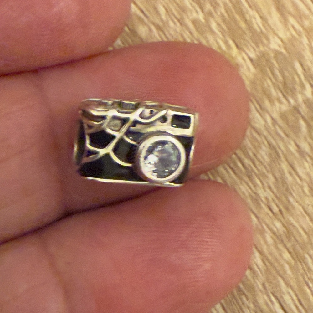 Pandora Silver Spider Man Camera Charm